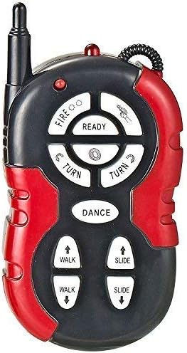 Remote Control Robot for Kids - RoboShooter Robot Toy for Boys & Girls Aged 5 6 7 8 (Black)