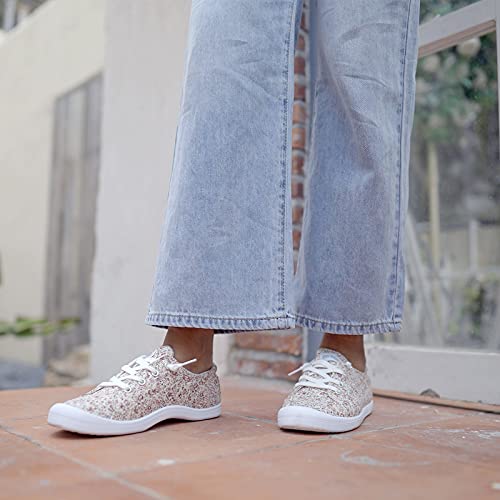 Image of JENN ARDOR Women's Low Top Canvas Slip On Sneaker Comfort Casual Shoes Walking Flats