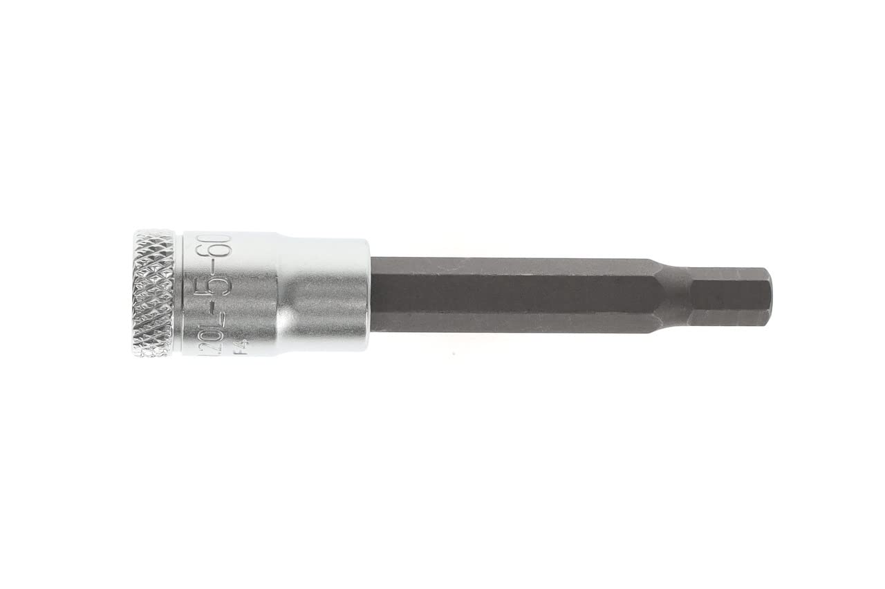 GEDORE in 20 L 5-60 Screwdriver bit Socket 1/4" Long, hex 5 mm