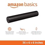 Amazon Basics High-Density Foam Roller for Exercise, Stretching and Muscle Recovery, 36 Inches, Black - Image 2