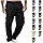Cargo Pants for Mens Loose Fit Casual Jogger Sweatpants Outdoor Straight Flex Athletic Trousers Work Hiking Pants Black