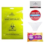 Shart Survival Kit Wipes Emergency Pants Gift for Him Her Dad Retirement Adult Boyfriend Stocking Filler Christmas Birthday Novelty Present Prank Rude Funny Idea Friend Fathers Day Old Age