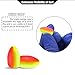 Mgowqav - Vibrant-Colored Pompano Floats with Bullet Shape in Medium for Pompano Rig, Surf Fishing Rig (5 Color Assortment, 90 Pack)