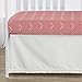 Sweet Jojo Designs Mauve Pink Boho Arrow Girl Baby Crib Bedding Set Infant Nursery Room Blanket Fitted Sheet Skirt Diaper Stacker 4p Rose Ivory Modern Bohemian Farmhouse Shabby Chic Arrow Diamond Tuft