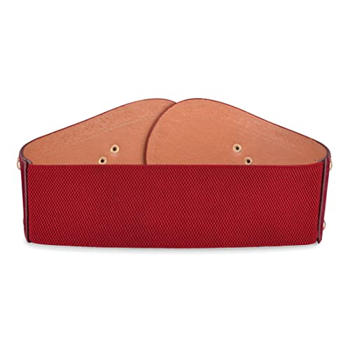 BlackButterfly Velvet Pirate Studs Decorated Vintage Buckle Stretchy Waspie Adjustable Waist Belt2