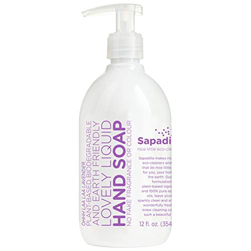 Sapadilla Sweet Lavender + Lime Biodegradable Liquid Hand Soap Pump, 12 Ounce, (Pack Of 2) #TOP1