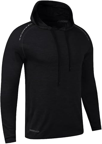 Men Bodybuilding Long Sleeve Hoodie Running Sweatshirts Dry Fit | Training Hoodies,Bodybuilding Active Sweatshirts,Running Fitness Long sleeve,Workout Tops