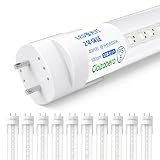 「Coizabera」LED蛍光灯 40W形 T8直管 120cm 両側給電 昼光色 6500K 消費電力18W 口金G13 高輝度2600lm 天井照明 グロー式工事不要 長寿命 省エネ 2年保証 節電 家庭、学校、病院、事務所、工場、倉庫に適用 10本入り