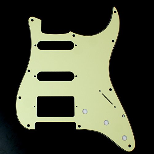 Custom Guitar Pickguard For Strat HSS Covered, 3Ply Mint Green