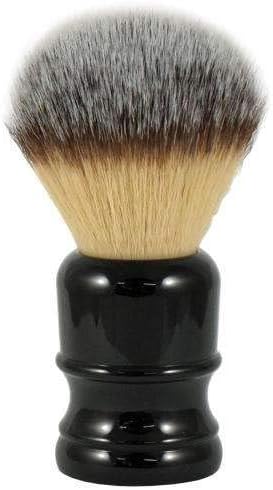 Executive ShavingLarge Synthetic Shaving Brush with Black Handle