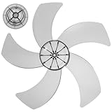 Luxshiny Ventilatore in Plastica Di Ricambio Per Ventilatore Sostituzione Da Tavolo Parte Di Riparazione