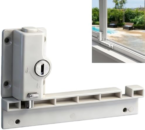 eSynic Keyed Sliding Door Lock - Child & Pet Proof Safety Lock for ...