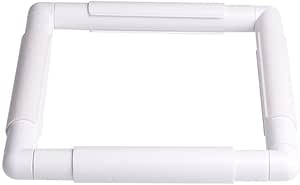 Plastic Cross Stitch Frame Square White DIY Sewing Tools Sewing Hoop