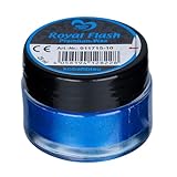 blue flame ministries Très facile à appliquer Cire Premium Royal Flash  25 ml  Effet Micro Glitz Métallique (Bleu Cobalt)