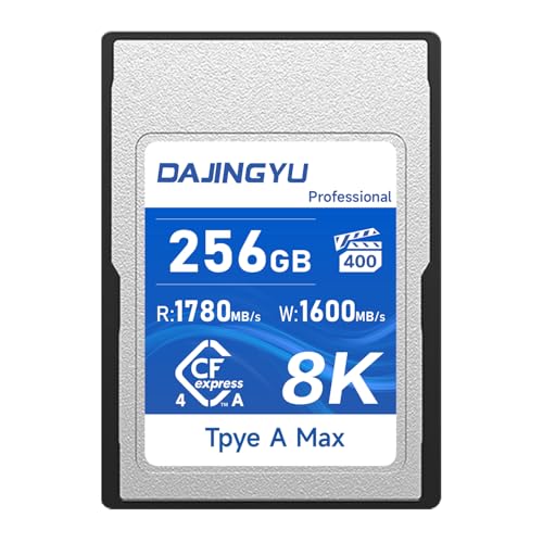 Image of 256GB CFexpress Type A Memory Card VPG400 1600MB /s Write 1780MB /s Read for Video Recording Shockproof Compatibility with Sony Cameras Alpha A1 /a7iii /FX3 /FX6 /a7iv