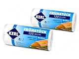KERL Frühstücks-Beutel - Klassik - 2x150 Stück - 18x25cm