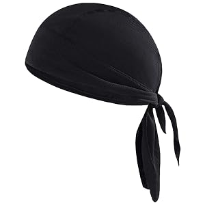 Atneato Doo Rags Skull Cap - Moisture Wicking Beanie Cap Sun UV Protection Motorcycle Helmet Liner Cap