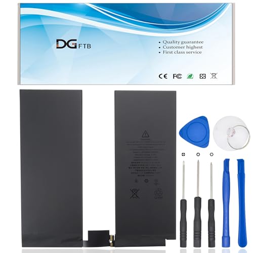DGFTB New A2043 36.59Wh Tablet Replacement Battery for iPad Pro 12.9' 4th Gen 2020, with iPad Pro 12.9' 3rd Gen 2018 Series A1895 A1983 A1876 A2069 A2232 A2233 A2229 A2014 3.76V 36.59Wh/9720mAh