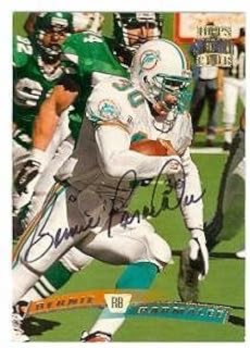 Bernie Parmalee autographed football card  Miami Dolphins  1996 Topps Stadium Cl - Compare price