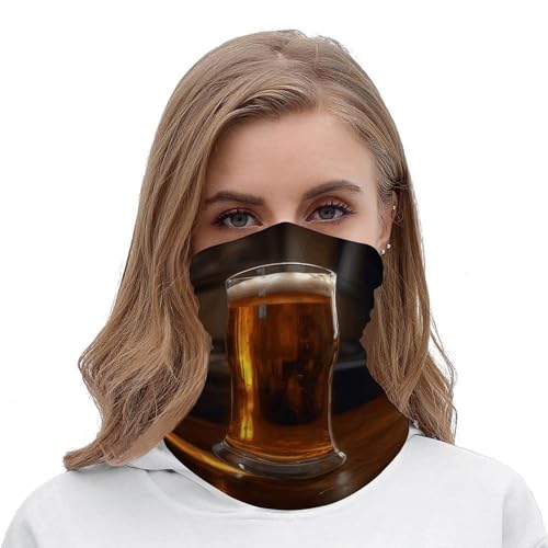 Pasamontaña respirable y a prueba de viento para rostro, con diseño de taza de cerveza, protector solar y contra el polvo, para hombre y mujer miniatura 4