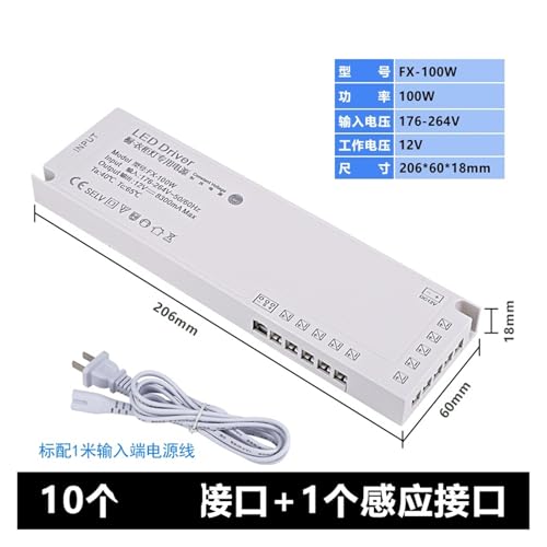 Transformateur 12V pour armoire penderie LED résolvant les câblages