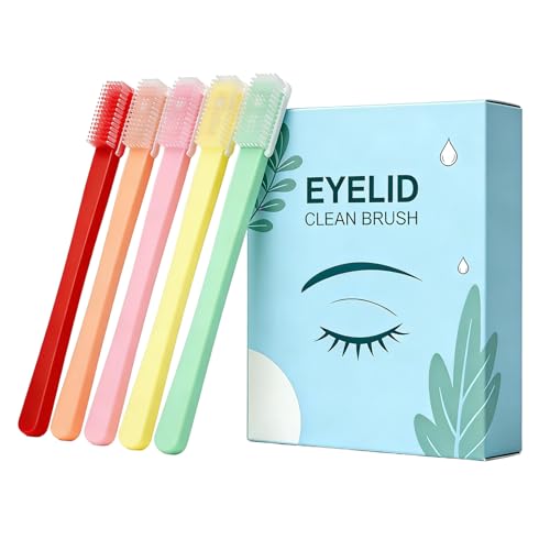 LIZICH Eyelid Brush with Soft Silicone for Sensitive Eyelids,Gently Deeply Clean Eyelid...