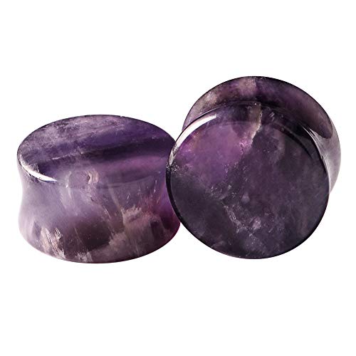 Amethyst Women's Body Piercing Plugs