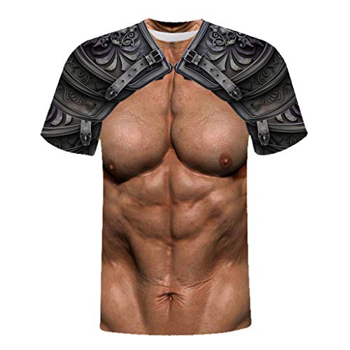 BHYDRY Camisetas Hombre Camiseta de Fiesta Unisex Rude Stag Party Disfraz 3D...