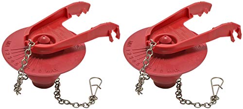 Fluidmaster 502P21 2-Inch Universal PerforMAX Longest Lasting, Water Saving Toilet Flapper, 2 Pack