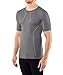 Produktbild FALKE Herren Wool Tech. Comfort Fit M S/S SH Baselayer-Shirt, Grau (Grey-Heather 3757), S