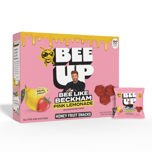 BEEUP Honey Fruit Snacks – a Teaspoon of Honey in Every Pouch – Dye Free, No Corn Syrup – Individually Wrapped Fruit Snack Packs for Camp, School, Sports,...