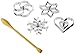 Tescoma 630048.00 Rosette Waffle Iron with 4 Shapes, Rosette Waffle Maker