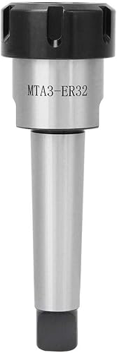 Morse Taper MT3 Shank ER32 Collet Chuck Holder Acero al carbono CNC Fresado Torno Piezas M12 Collet Chuck Holder