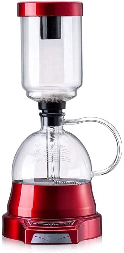 Cafetera Sifón Eléctrica de Vidrio para Preparación Manual