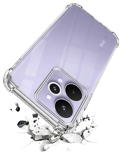 Image of Jkobi Shockproof Crystal-Clear Back Cover for Realme 15 Pro (Anti Yellow Case | Drop & Camera Protection | Hard Polycarbonate)