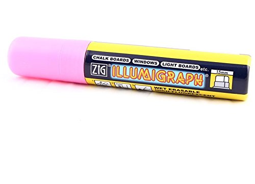 ZIG Kreidemarker Illumigraph 15mm - 5 wasserlösliche Marker pink