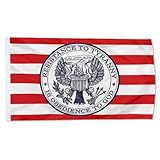 Fyon Resistance To Tyranny Flag Is Obedience To God Flags Tapestry 3x5Ft Vivid Color Double Stitched Polyester Banner (Two-Side Printed)