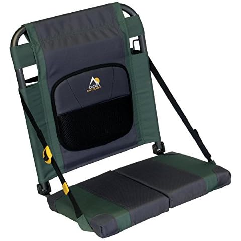 GCI Outdoor SitBacker Adjustable Canoe Seat with Back Support Cover