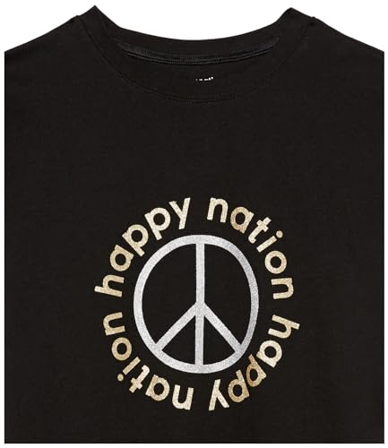 Image of Happy Nation Girls Relaxed Cotton Short Sleeve T Shirt
