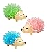 HearthSong Grow Your Own Crystals Kit-Hedgehog, 3”L x 1”W Figurine Base, Adult Supervision Required, Spring Green