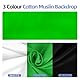 EMART Hintergrundsystem mit Stoff, Professionelles Fotostudio Set 2,6×3m Foto Hintergrund Ständer Set mit Fotohintergrund und 4 Federklemm für Fotografie, Videoaufnahme YouTube