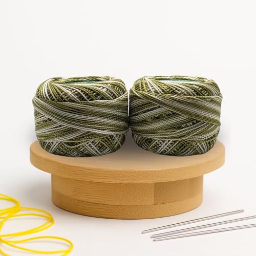 Image of Anchor Knitting Pearl Cotton Fast Colour Thread Yarn - Mercer Pearl Cotton 10gm Yarn (Thickness 1 mm) (Pack of 1 (01216)