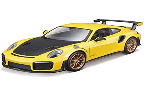 Maisto 1:24 Porsche 911 GT2 RS - Amarillo miniatura 1