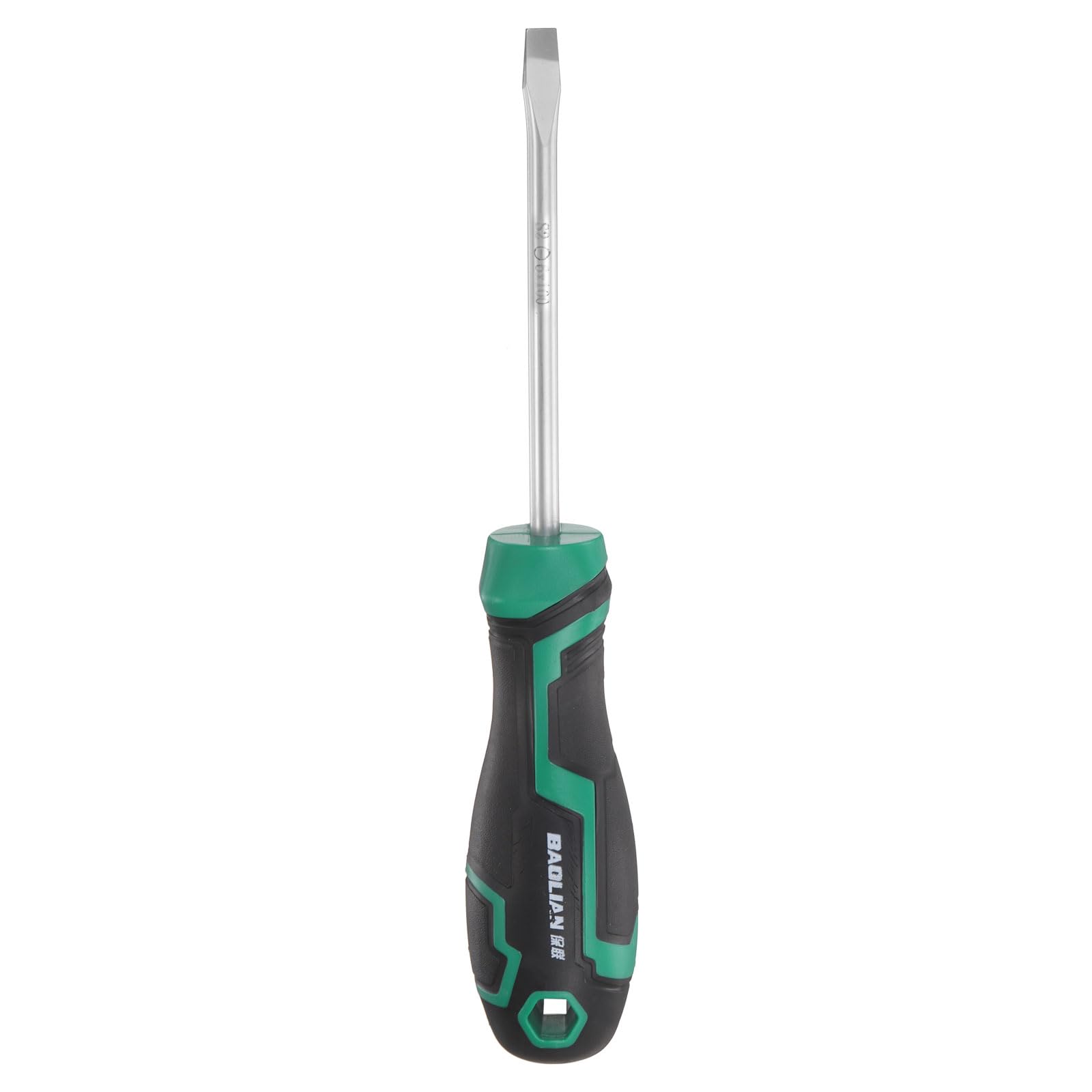 sourcing map SL6 Flat Head Screwdriver 8.3" Length S2 Steel Magnetic Slotted Screwdrivers with Ergonomics Grip for Fastening Loosening DIY Repairing