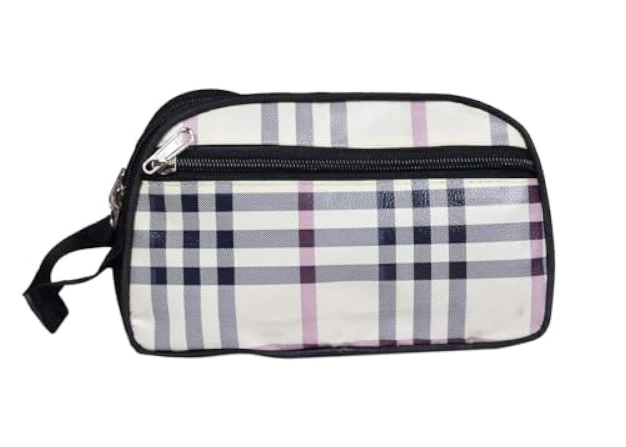 2 Zipper Toiletry Bags Makeup Shaving Kit Pouch