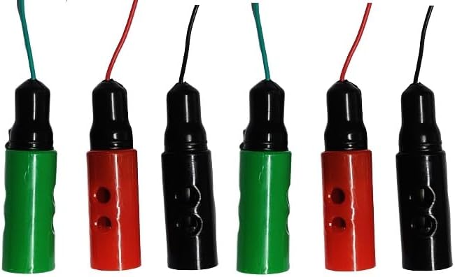 Stainless Steel sensors for Water Level Controller and Indicator (Red,Black,Green) (6 Nos SS Sensor)