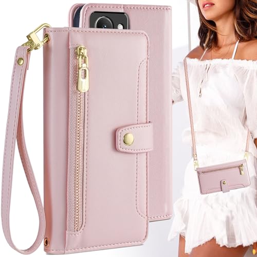BonwFzin �K�p REDMI 15 5G �P�[�X �蒠�^ �V�����_�[ �|�V�F�b�g �V���I�~ ���h�~ 15 5G �X�}�z�P�[�X �y �X�g���b�v ��+�Z 2�{�z REDMI155G �蒠�J�o�[ �g�уJ�o�[ �J�[�h���[ �o�b�O �}�O�l�b�g �X�i�b�v ������