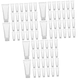 NOLITOY 150 Piezas Botellas Para Lavado De Cara Botellas Para Champú Tubo De Bálsamo Labial Vacío Botellas Para Loción Botellas De Viaje Exprimir Botella De Viaje Equipo Labio Claro
