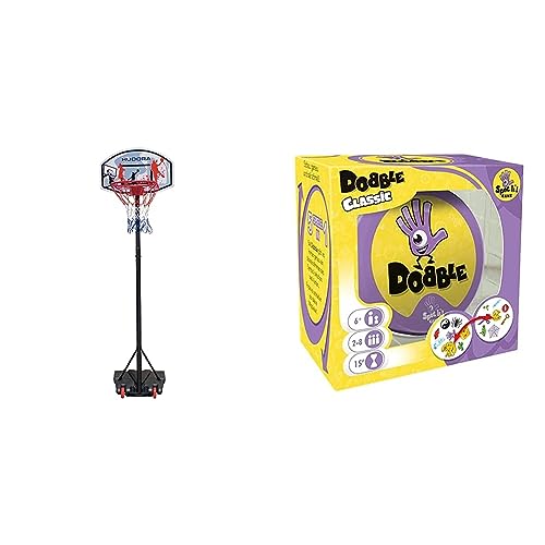 Panneau De Basket HUDORA All Stars 205 - Hauteur Réglable, Pied Remplissable, Roues - Pour Enfants