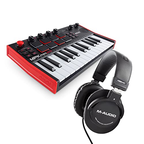 AKAI Professional MPK Mini Play MK3 and M-Audio HDH40-25-Key USB